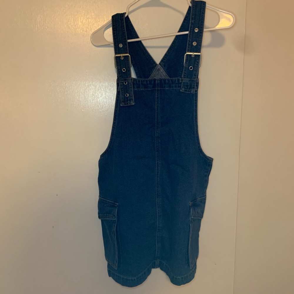 Overall denim dress